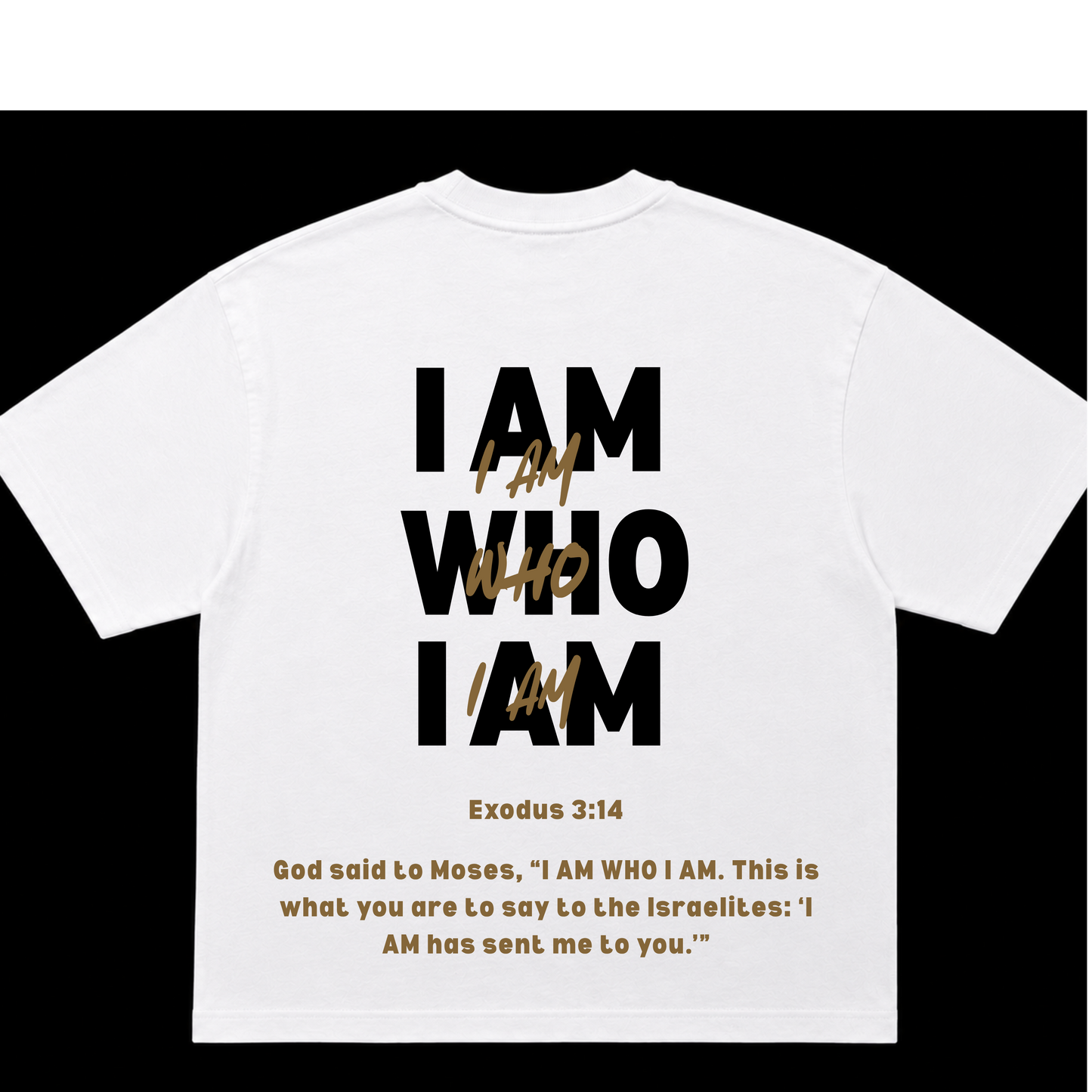 YAHWEH - WHITE/BLACK/GOLD