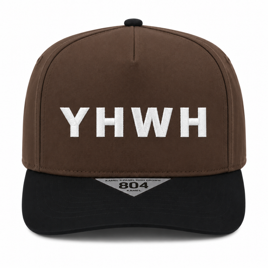 YHWH Embroidered SnapBack B/W