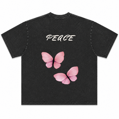 Acid Wash Black Vintage YAHWEH SHALOM - Unisex