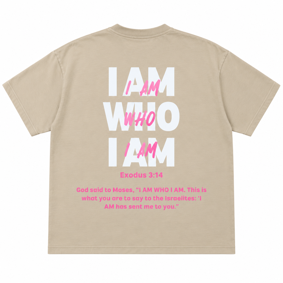 YAHWEH OATMEAL white/pink