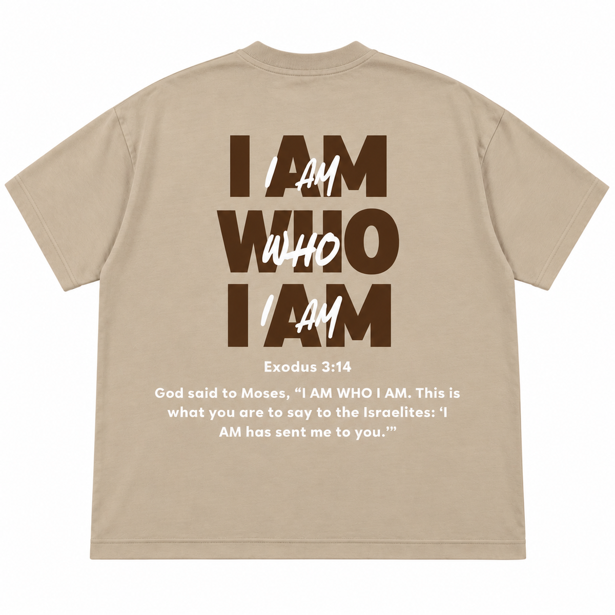 YAHWEH OATMEAL mocha/white